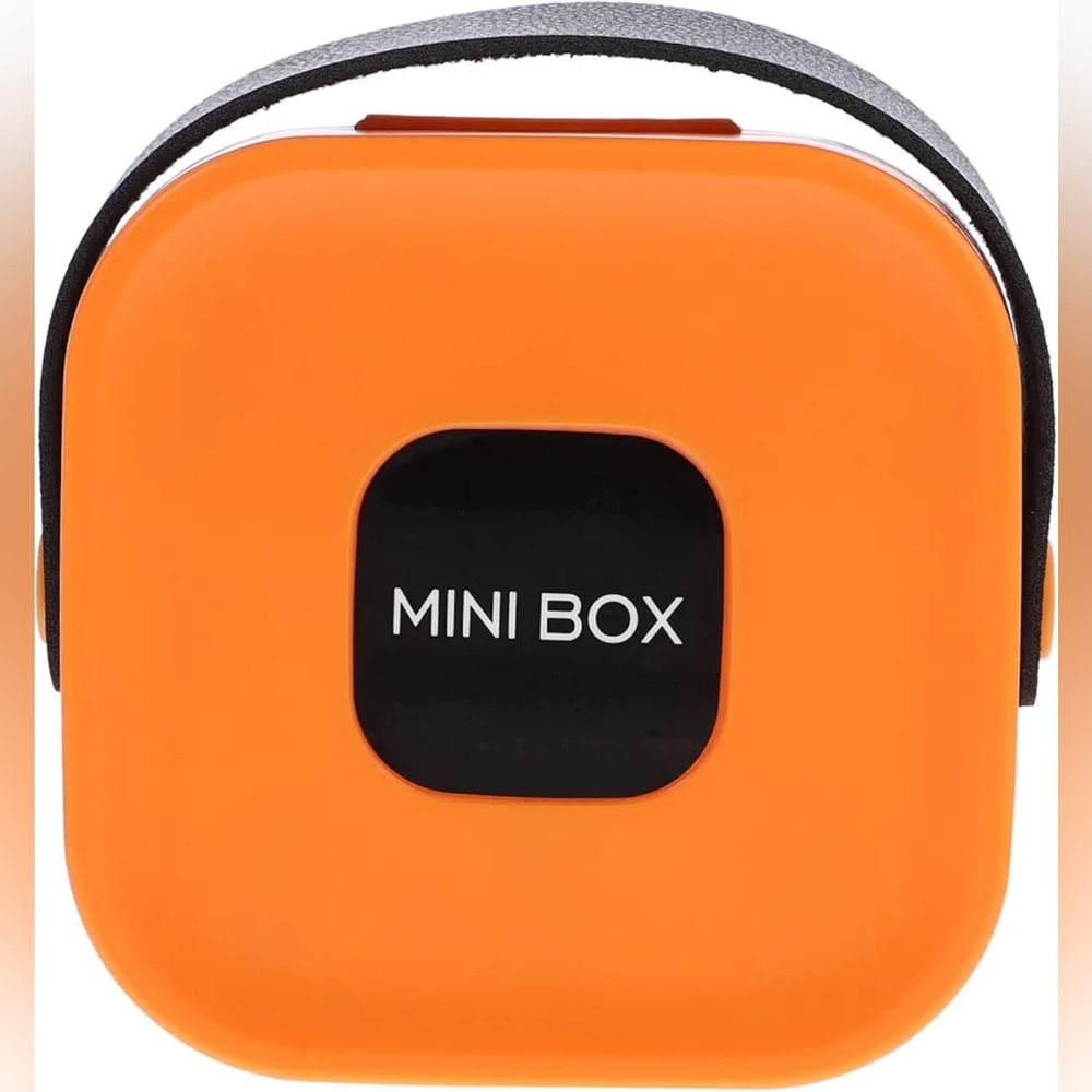 Portable Organizer for Travel Compact and Lightweight Jewelry Box (Orange)